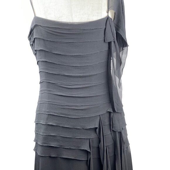 Whistles London silk dress US 8 dressy cocktail  100%silk - Picture 6 of 9